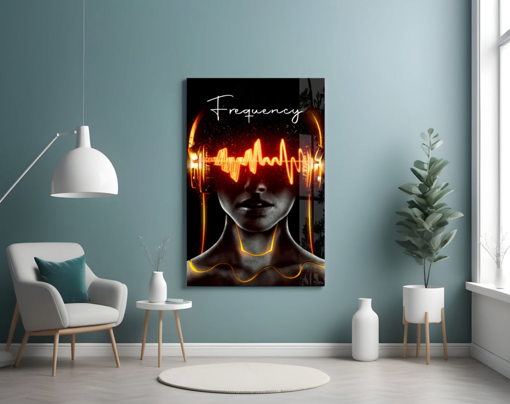 Frequency Glass Wall Art