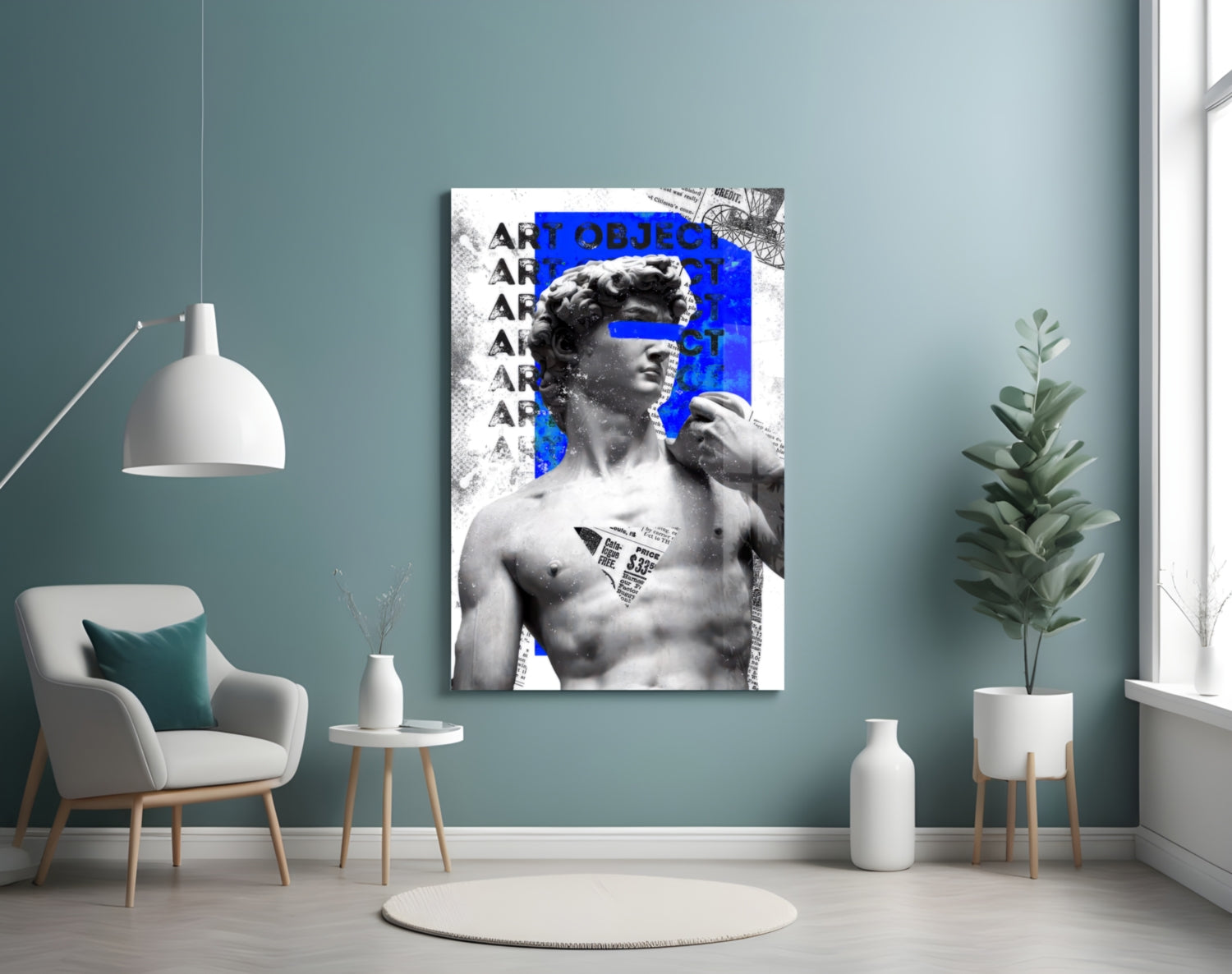 Art Object Glass Wall Art