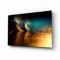 Gold Dust Glass Wall Art