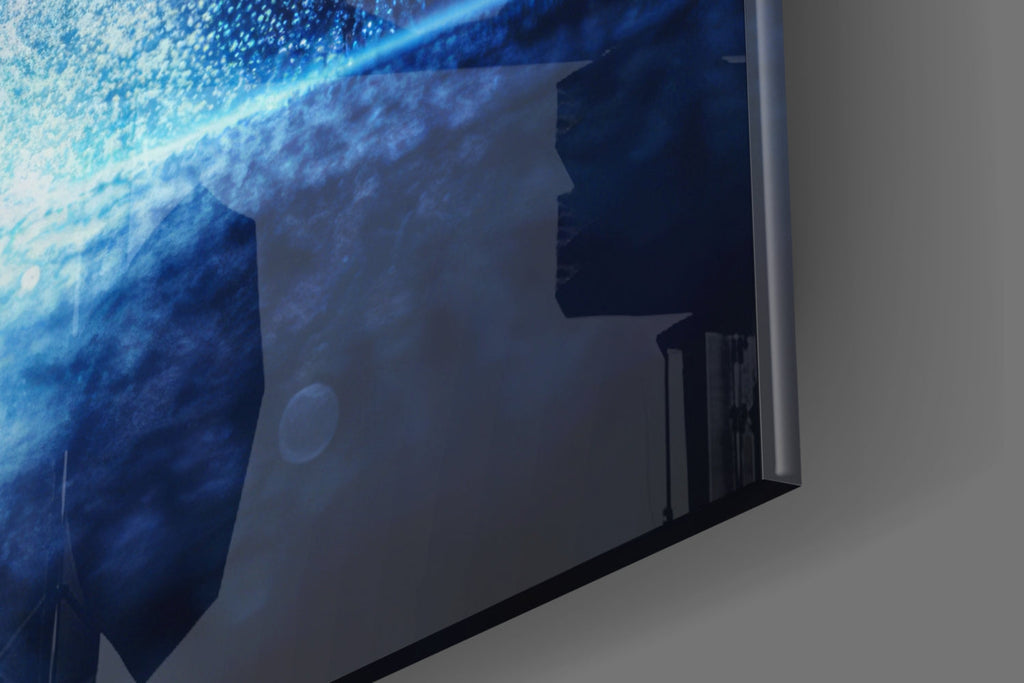Cross Glass Wall Art