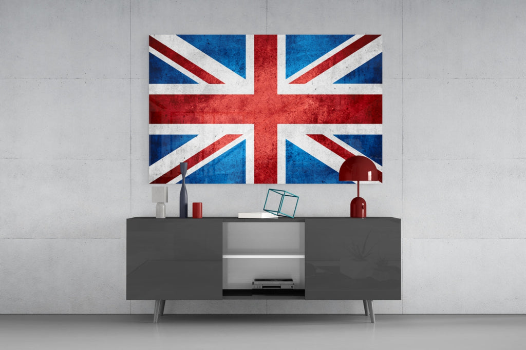 Flag of the United Kingdom Glass Wall Art