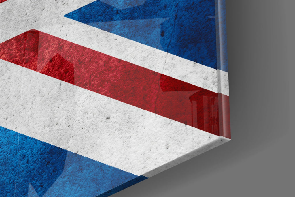 Flag of the United Kingdom Glass Wall Art