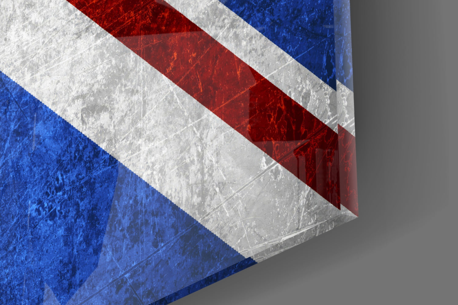 Flag of United Kingdom Glass Wall Art