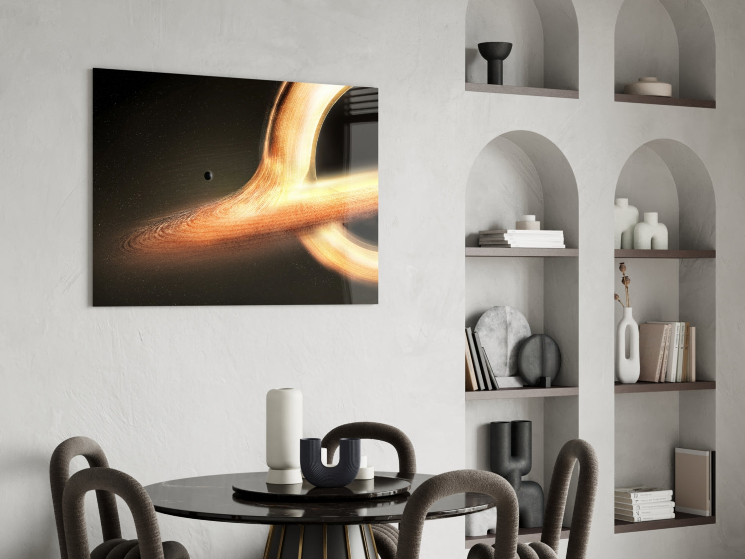 Space Glass Wall Art