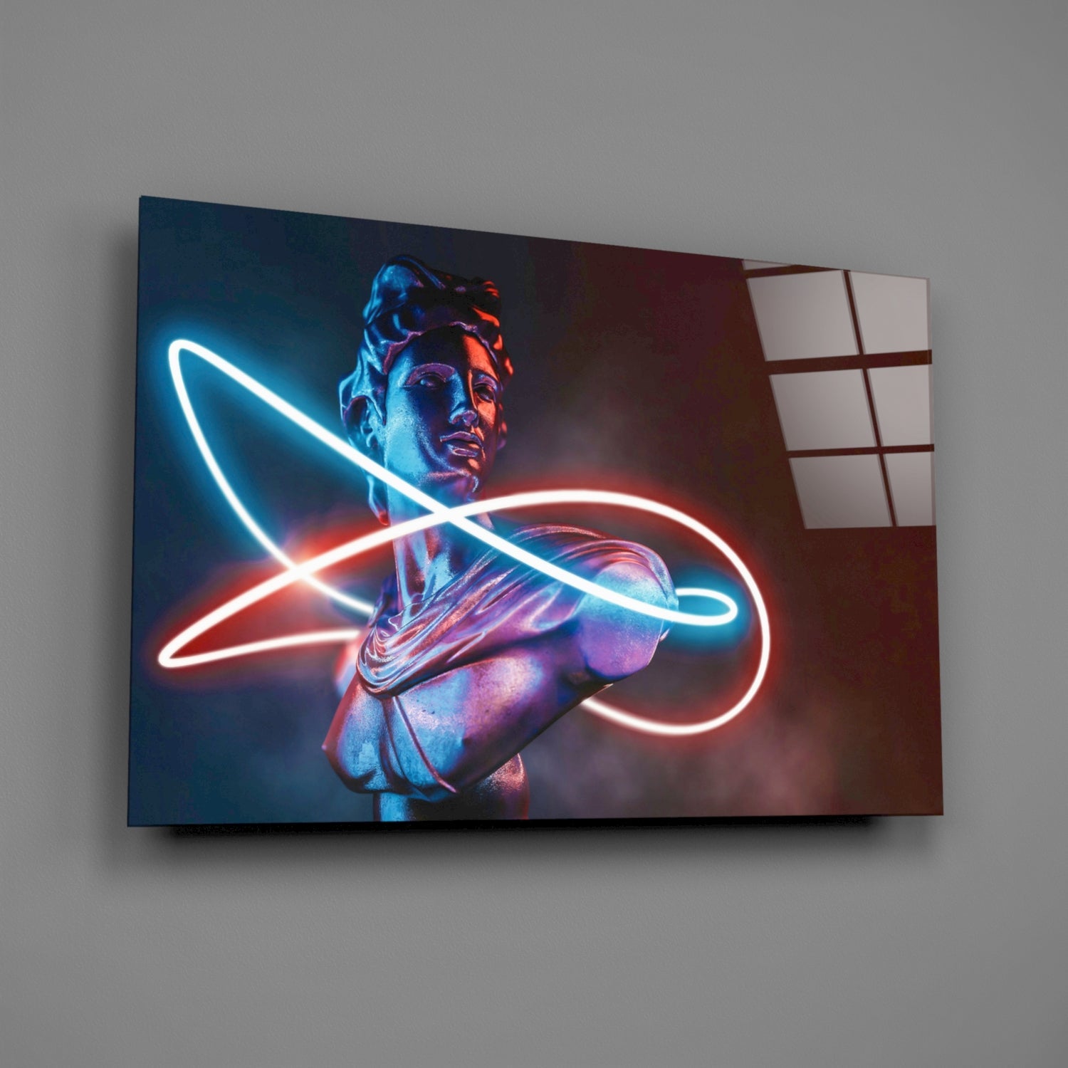 Abstract Art Glass Wall Art