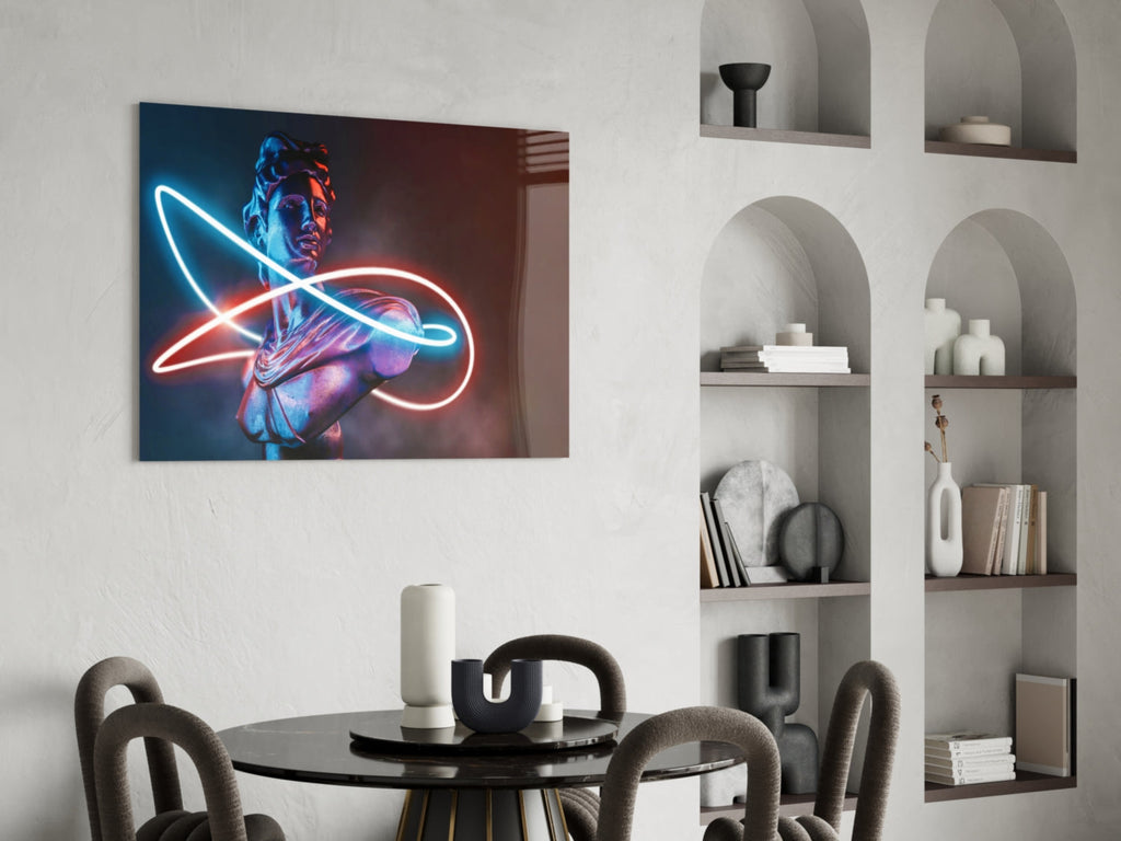 Abstract Art Glass Wall Art