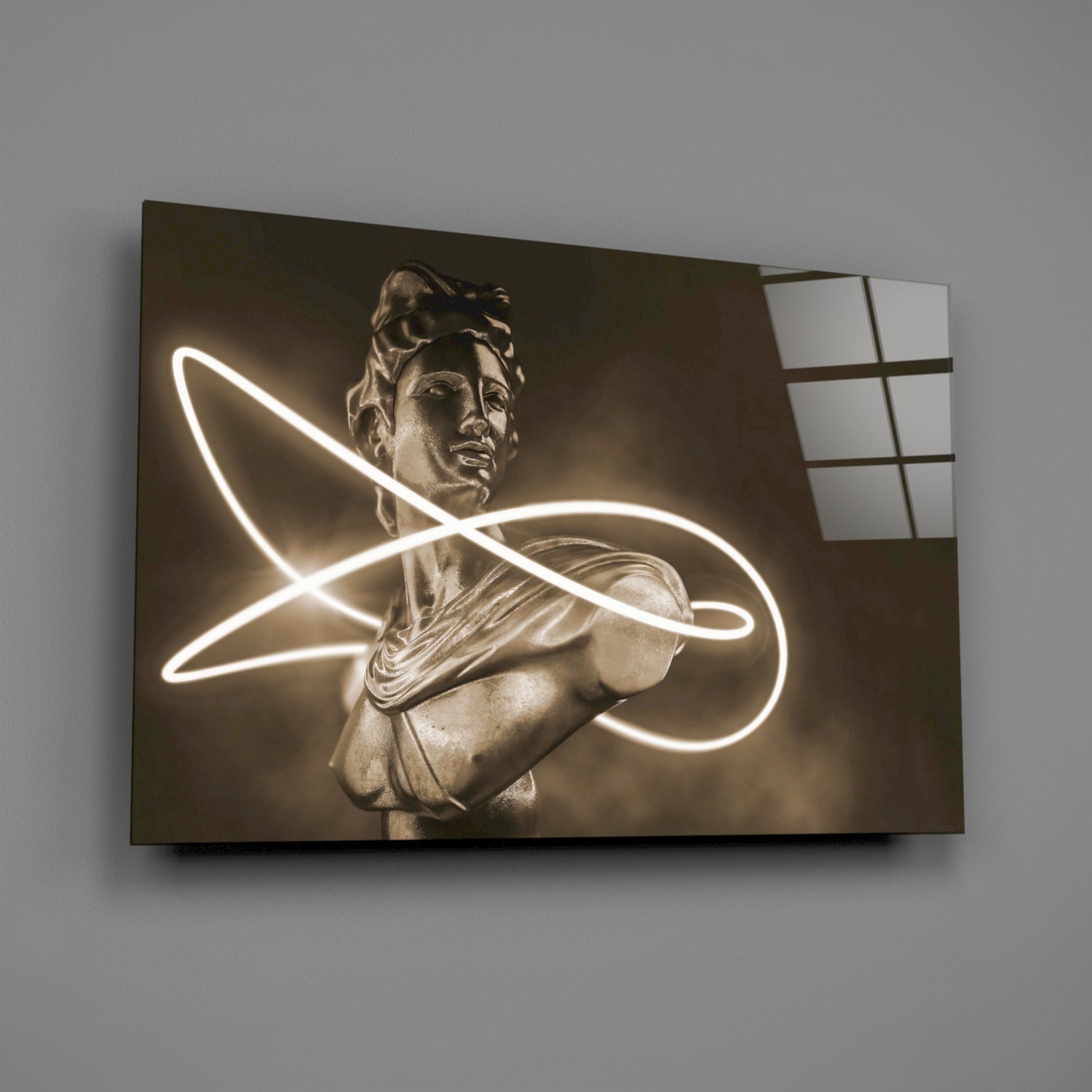 Abstract Art Glass Wall Art