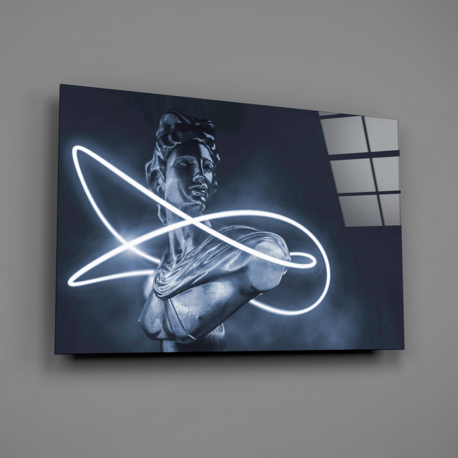 Abstract Art Glass Wall Art