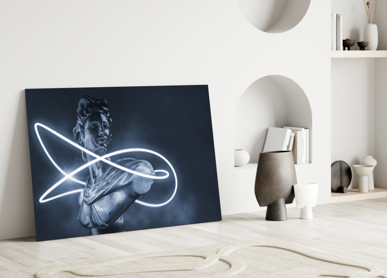 Abstract Art Glass Wall Art