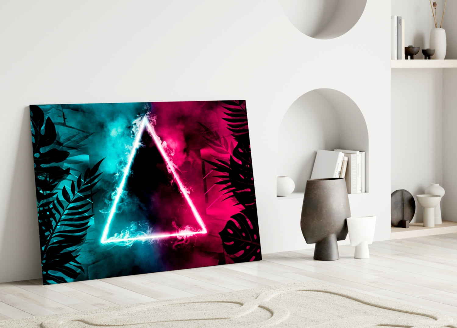 Abstract Art Glass Wall Art