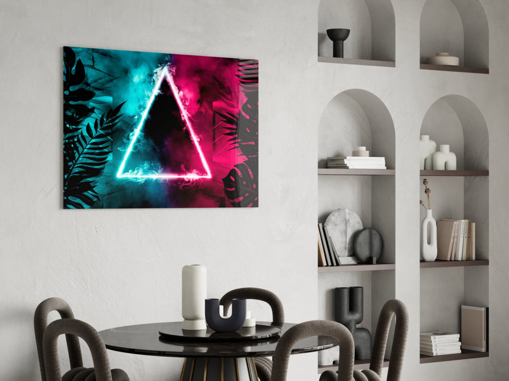 Abstract Art Glass Wall Art