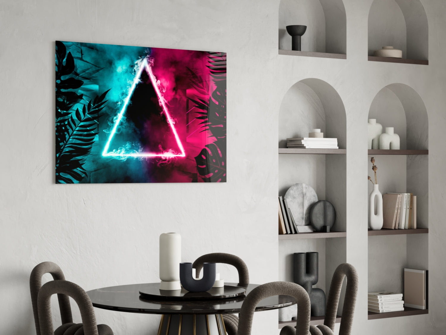 Abstract Art Glass Wall Art