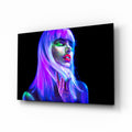 Woman Glass Wall Art