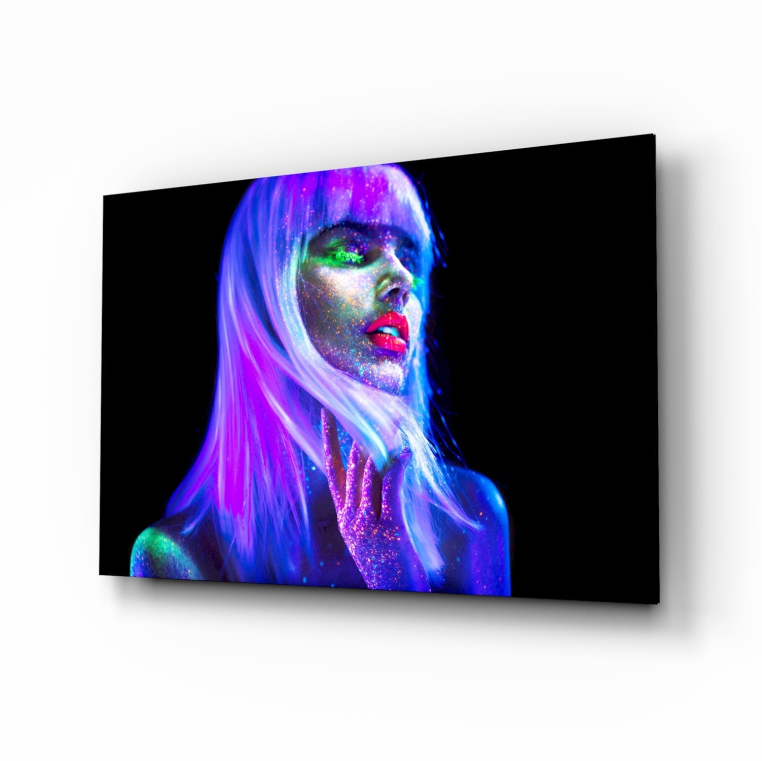 Woman Glass Wall Art