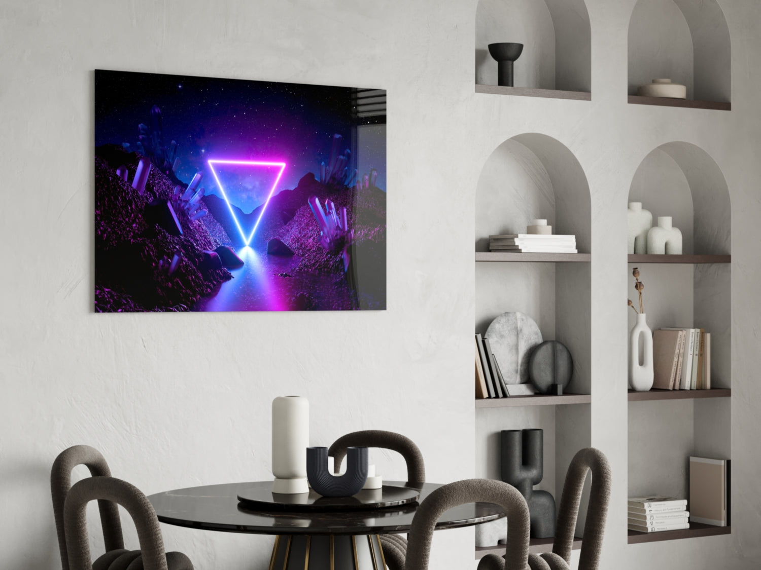 Abstract Art Glass Wall Art