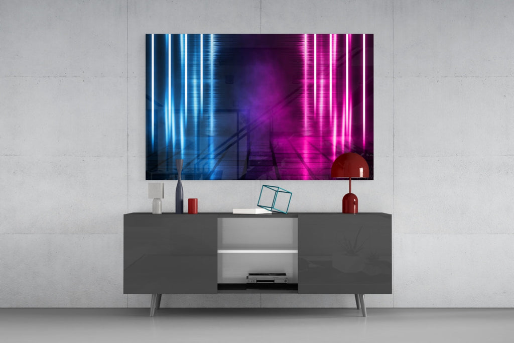 Abstract Art Glass Wall Art