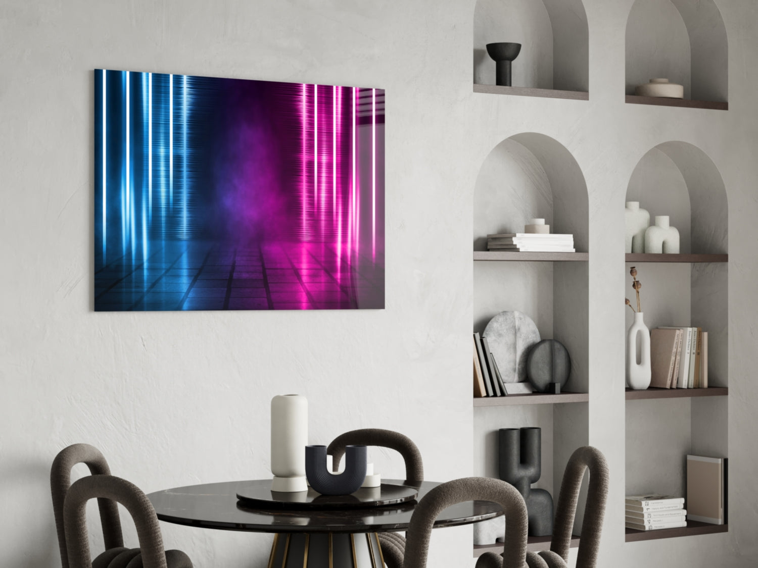 Abstract Art Glass Wall Art