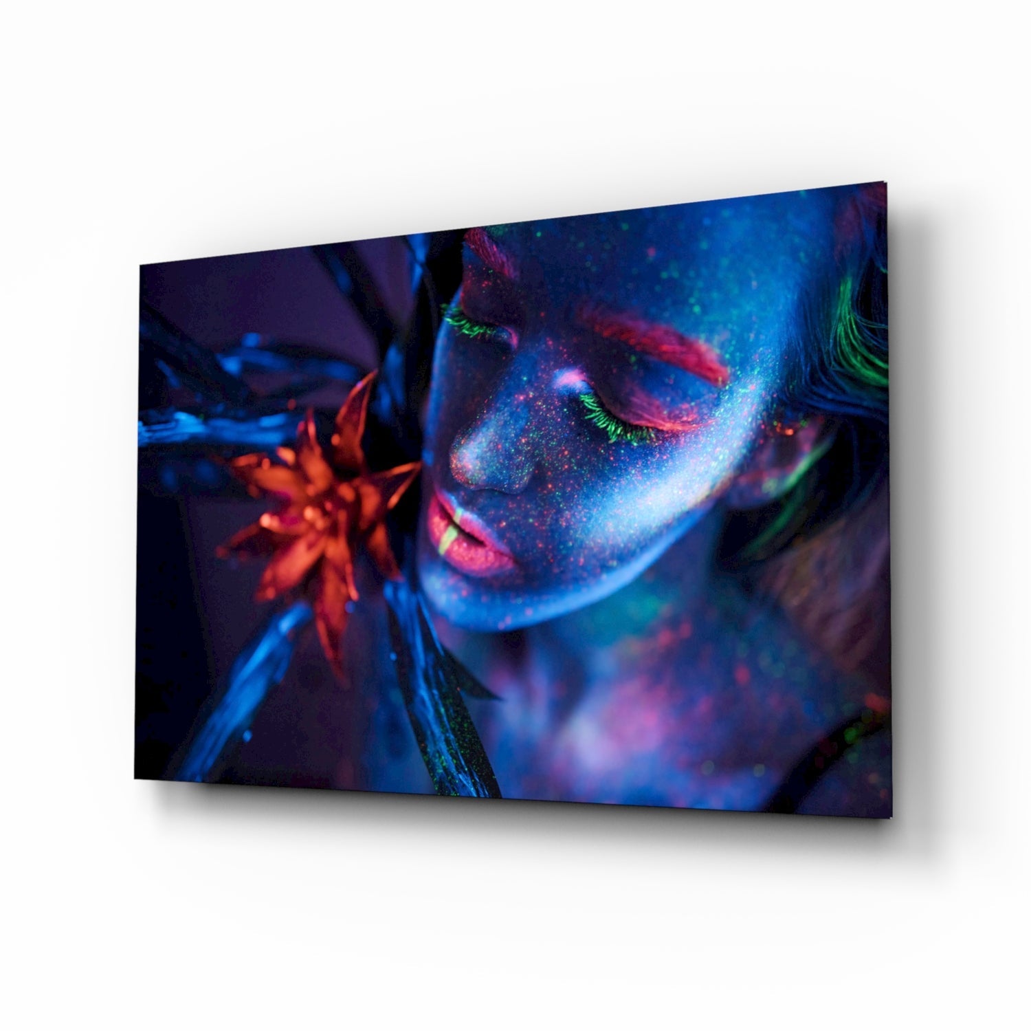 Woman Glass Wall Art
