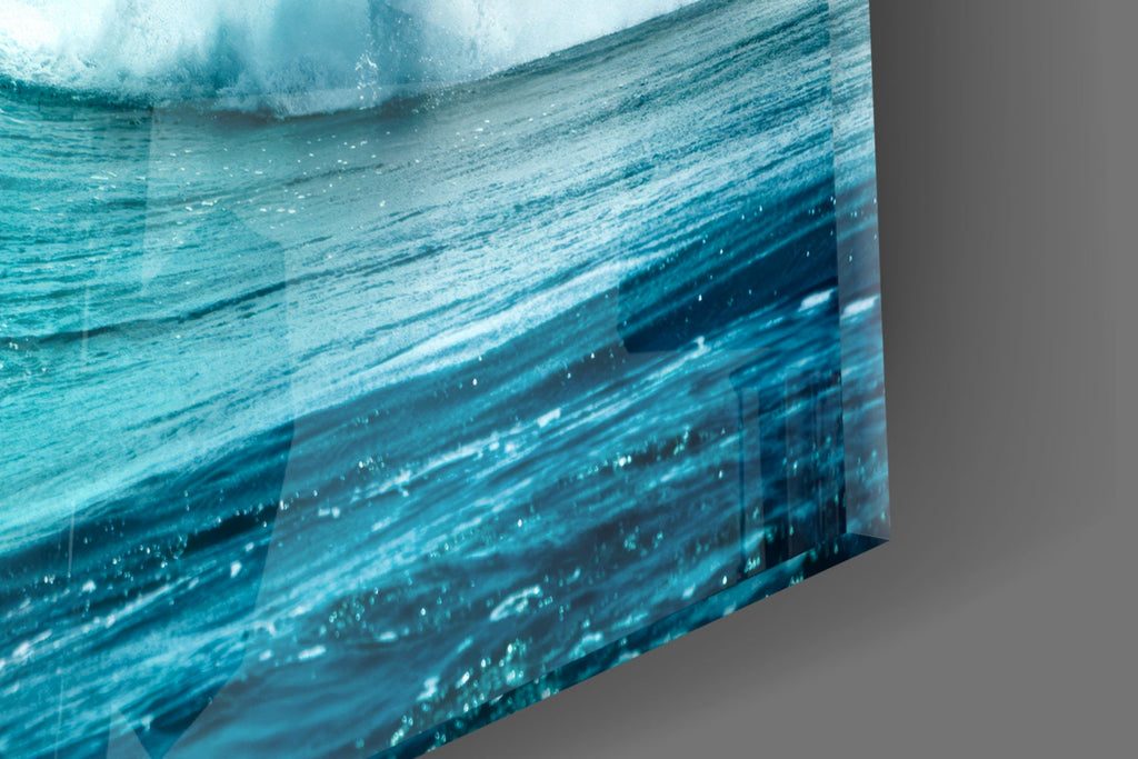 Waves Glass Wall Art