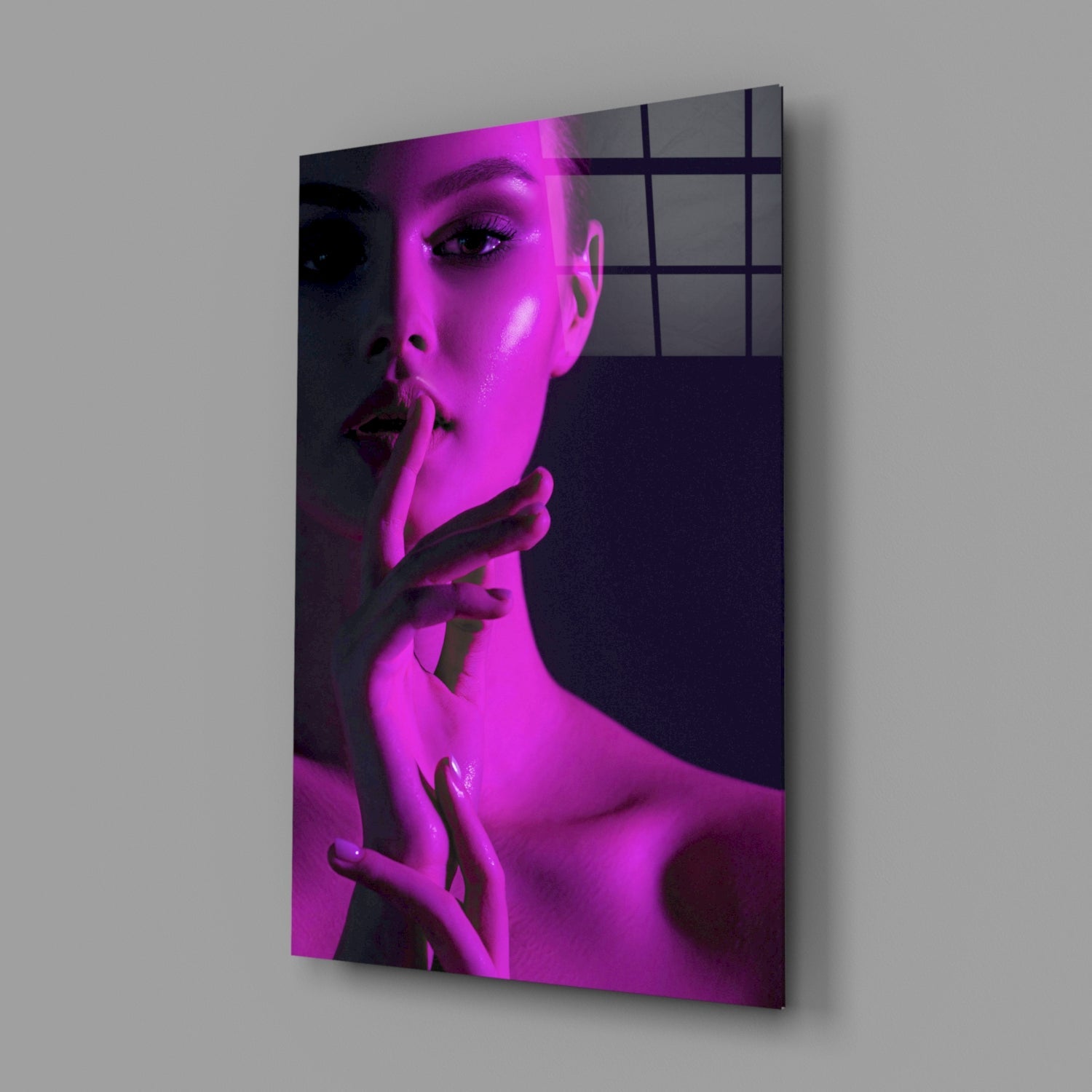 Woman Glass Wall Art