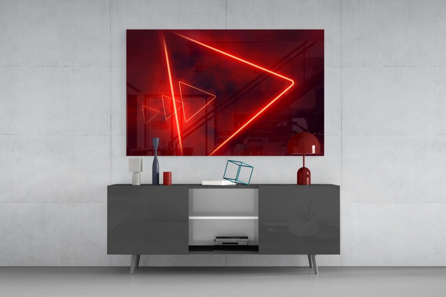 Abstract Art Glass Wall Art
