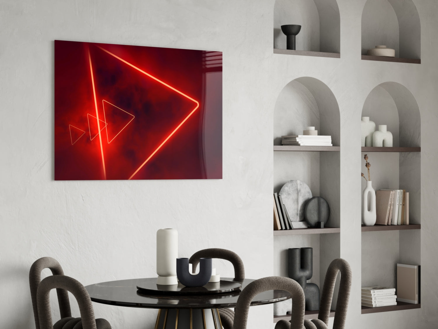 Abstract Art Glass Wall Art