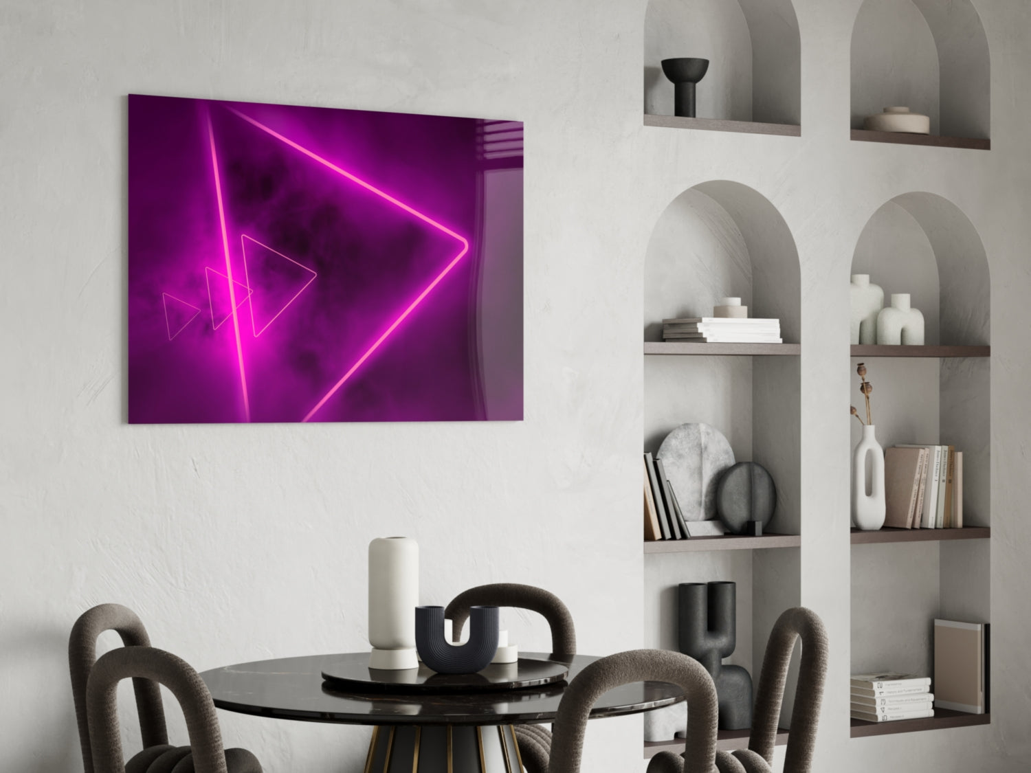 Abstract Art Glass Wall Art