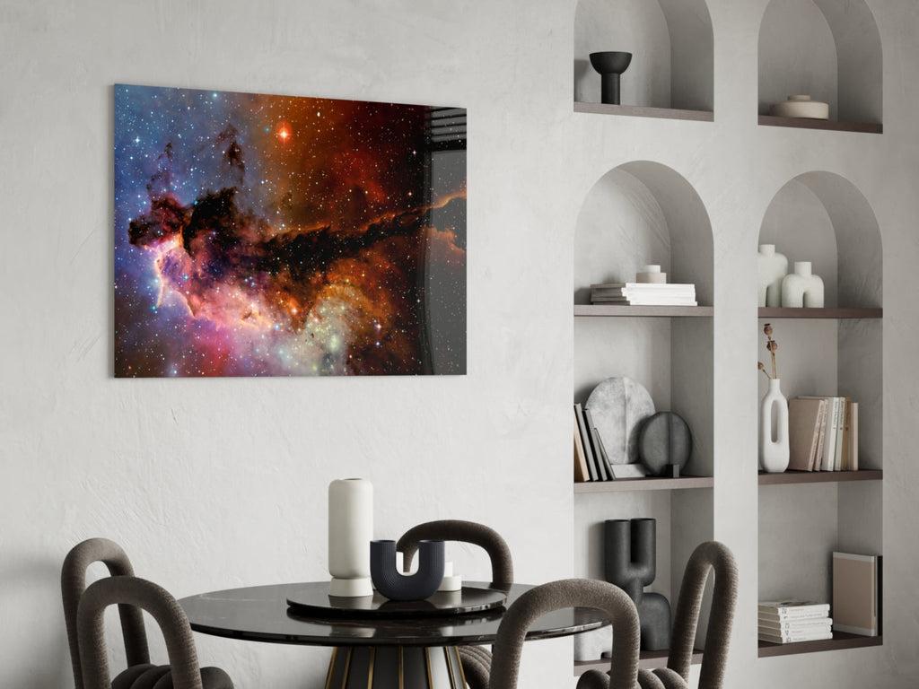 World Of The Galaxy Glass Wall Art
