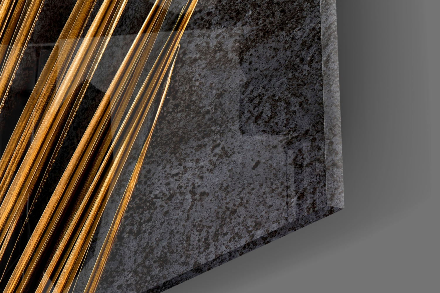 Areca Bunch Glass Wall Art