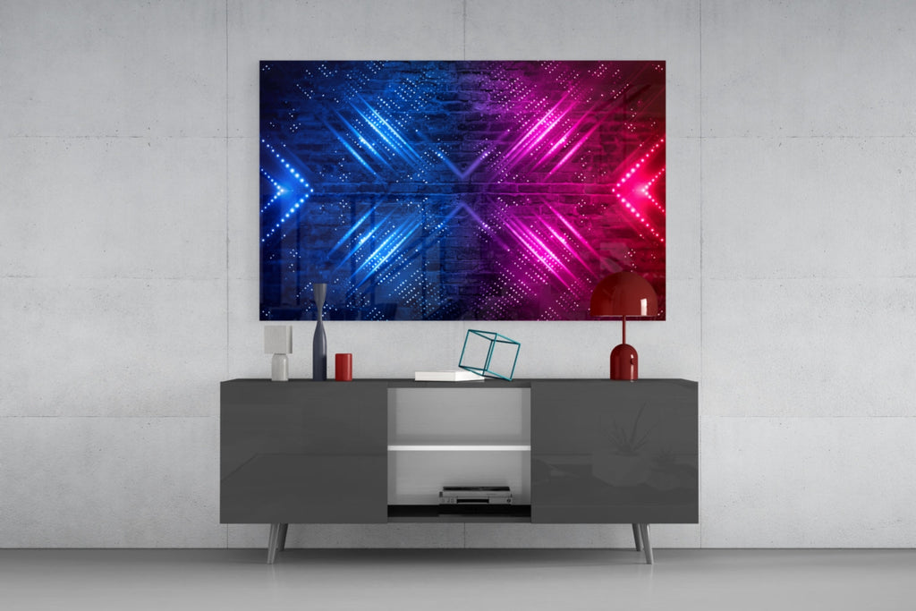 Abstract Art Glass Wall Art