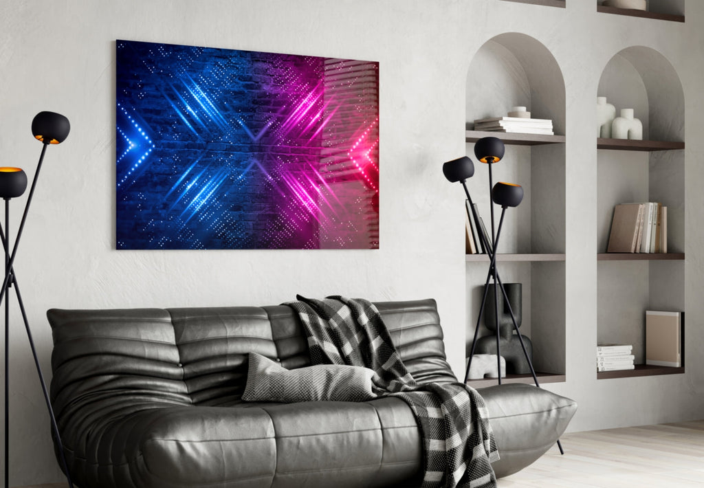 Abstract Art Glass Wall Art