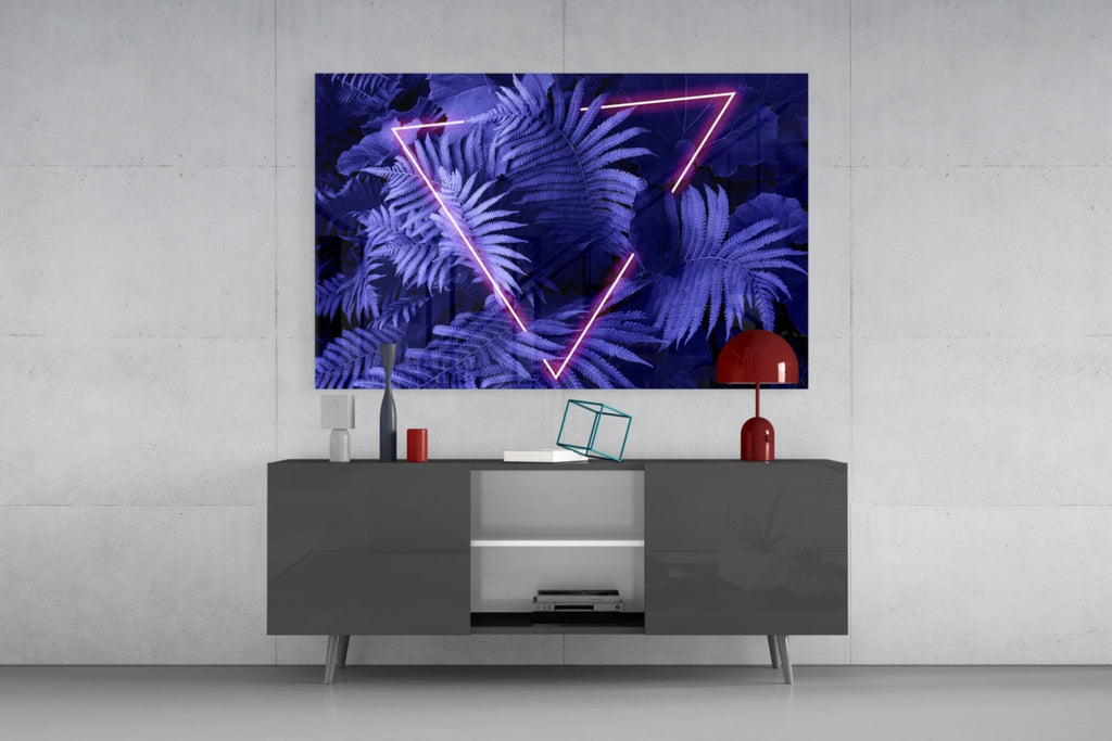 Abstract Art Glass Wall Art