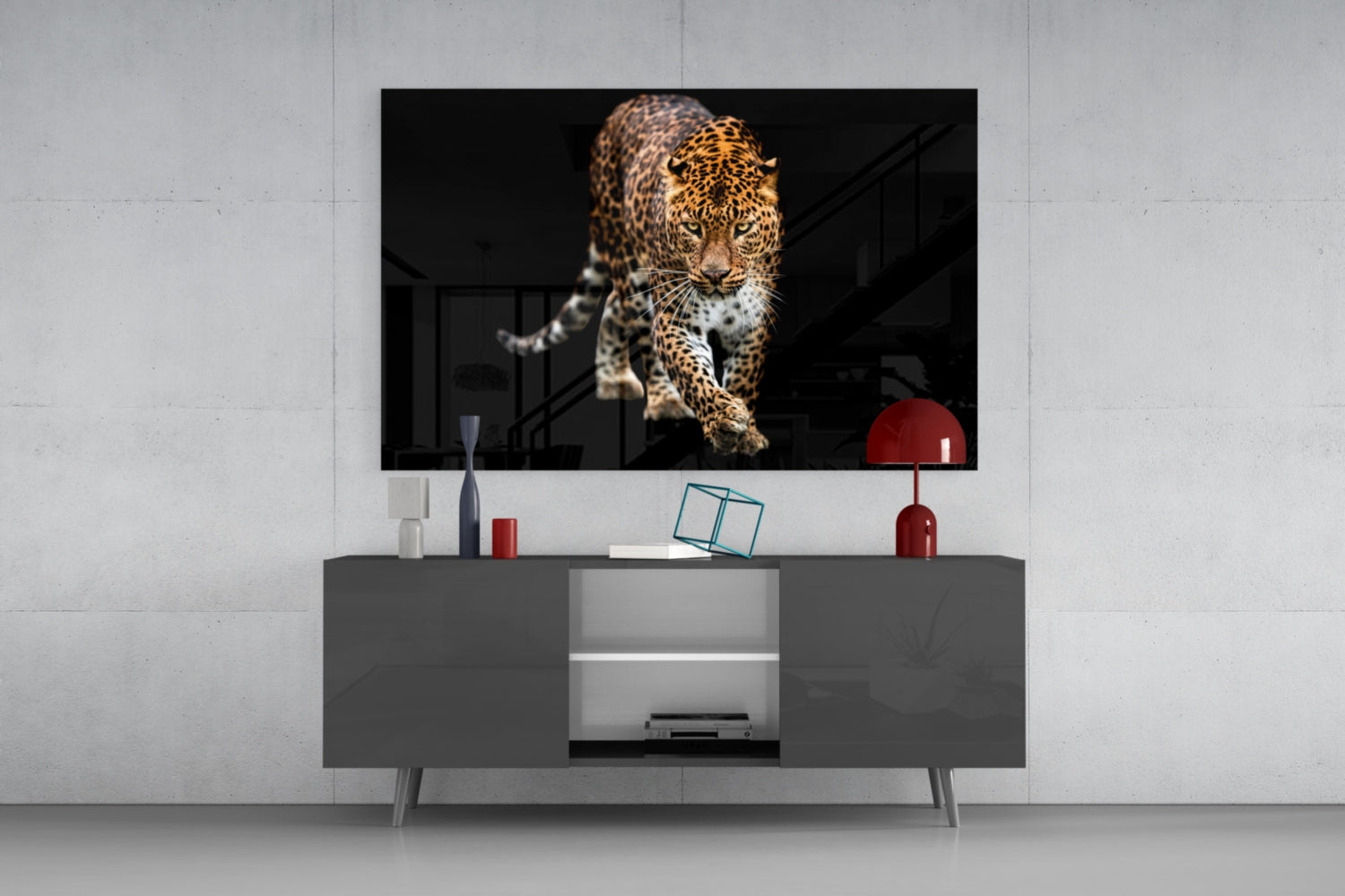 Tiger Glass Wall Art