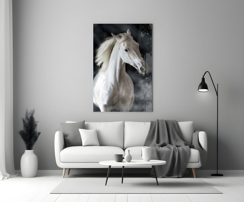 Horse Glass Wall Art