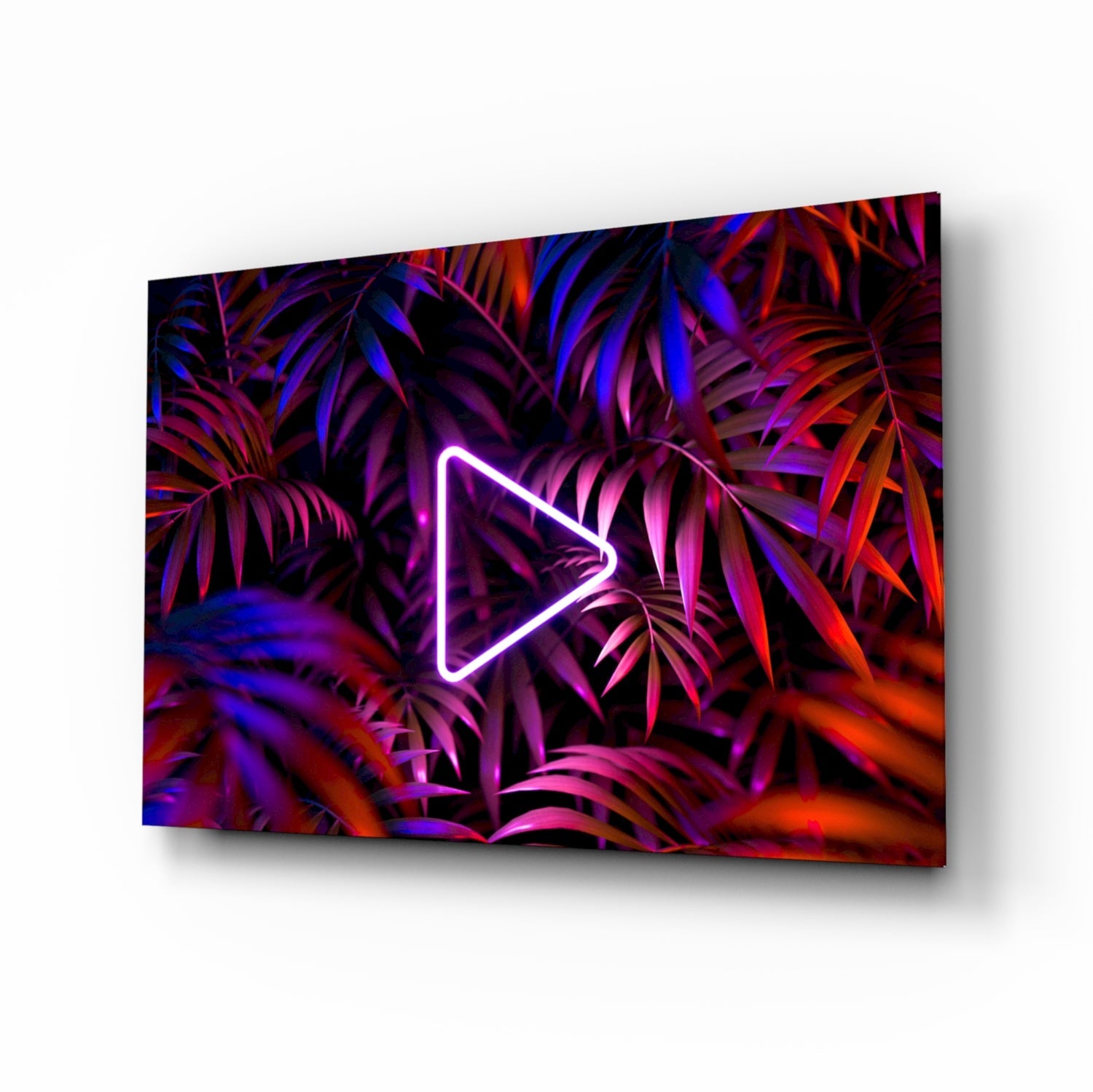 Abstract Art Glass Wall Art
