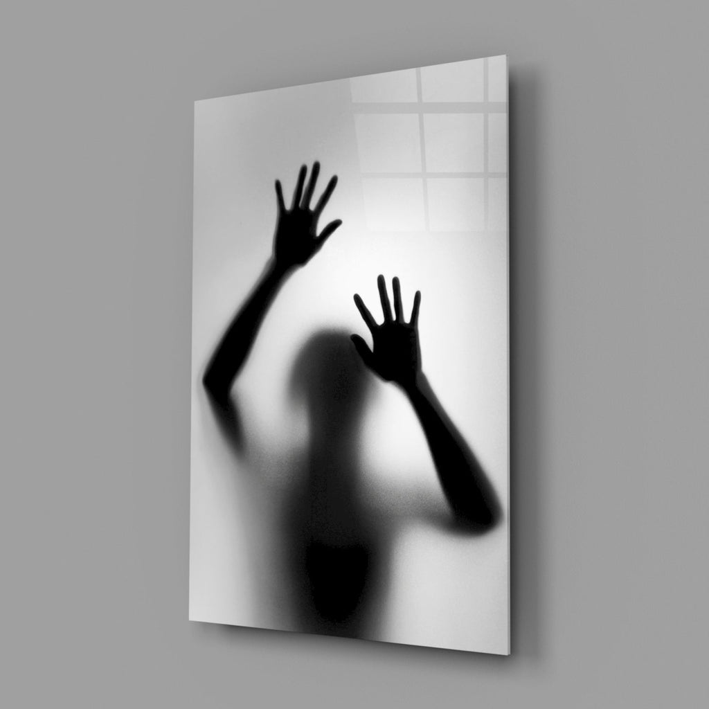 Loneliness Glass Wall Art