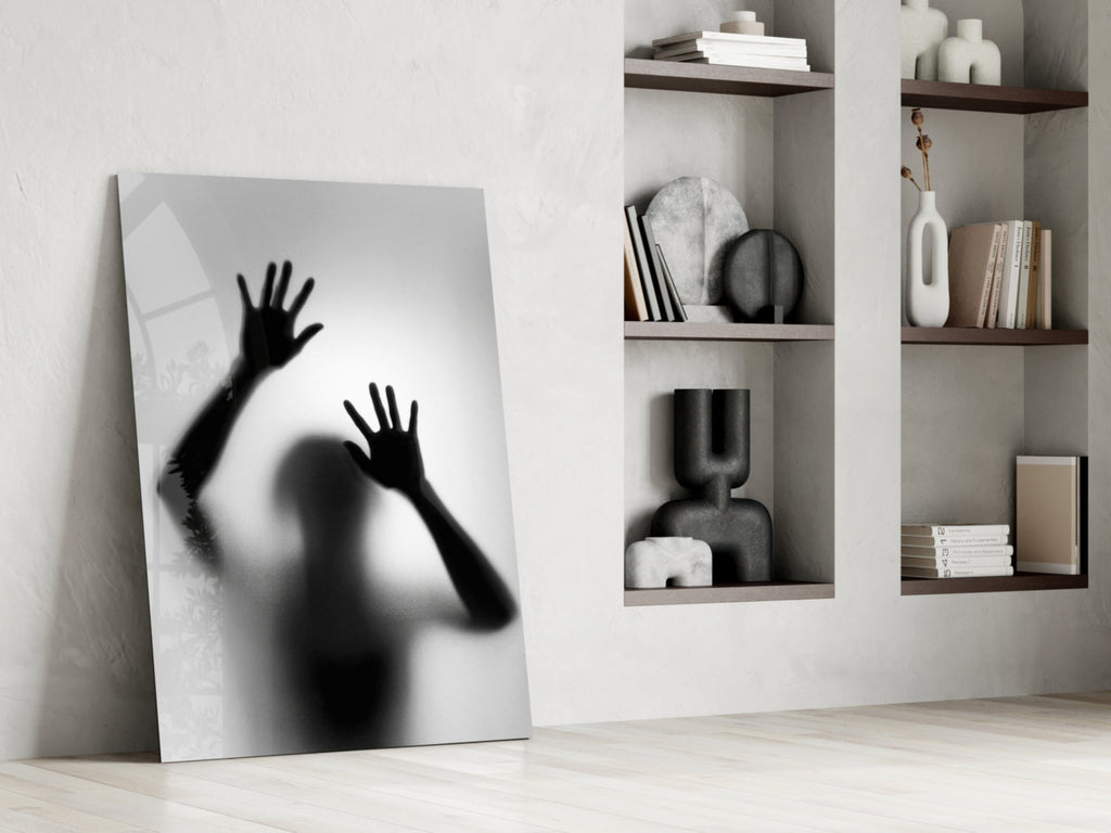 Loneliness Glass Wall Art