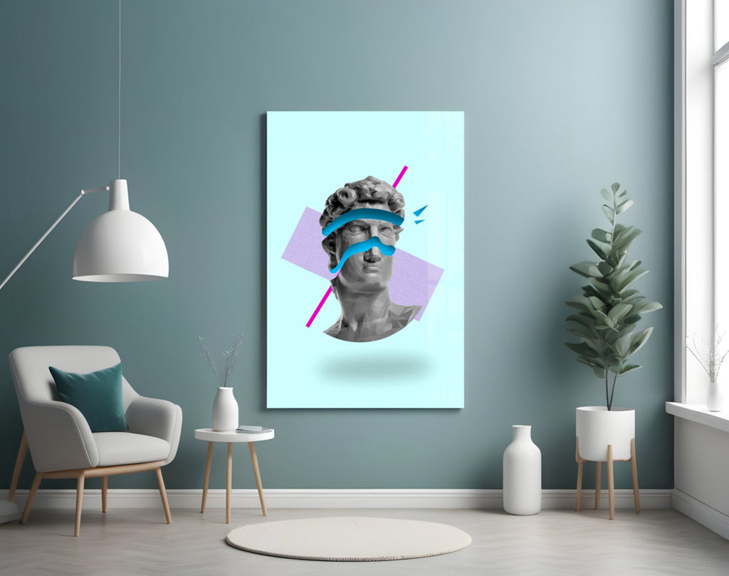 Abstract Art Glass Wall Art