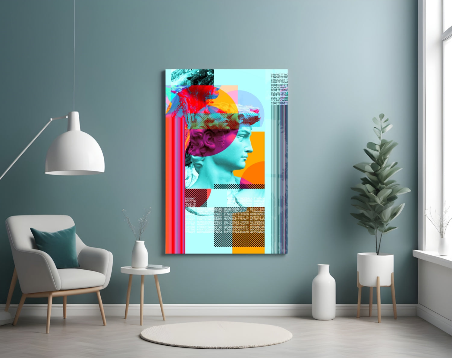 Abstract Art Glass Wall Art