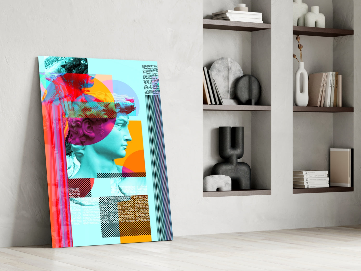 Abstract Art Glass Wall Art
