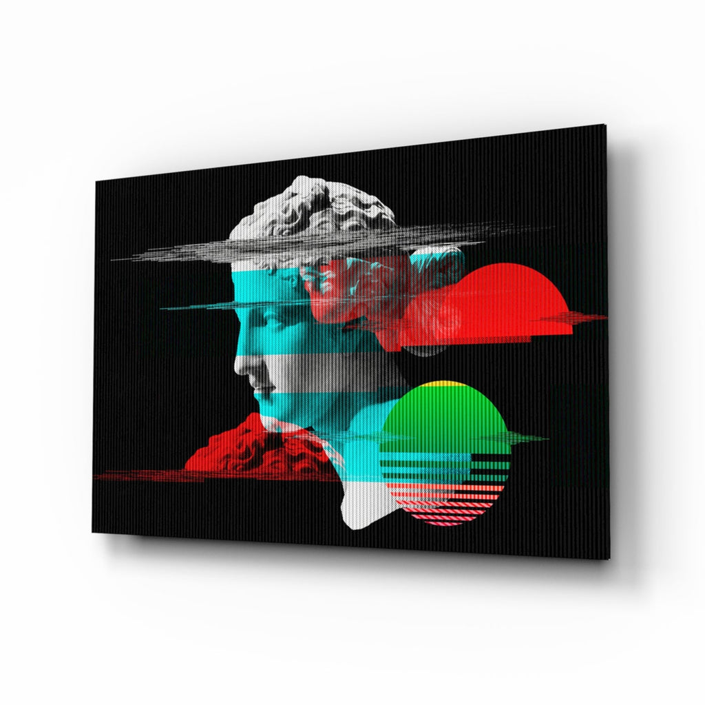 Abstract Art Glass Wall Art