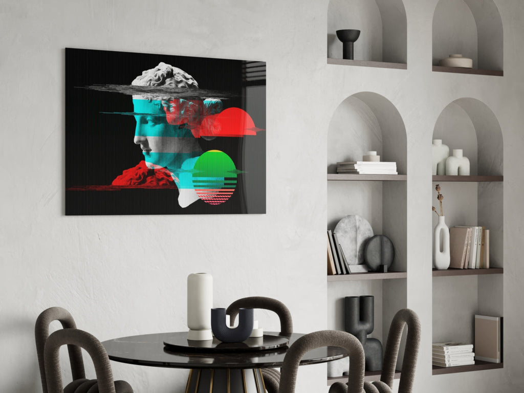 Abstract Art Glass Wall Art