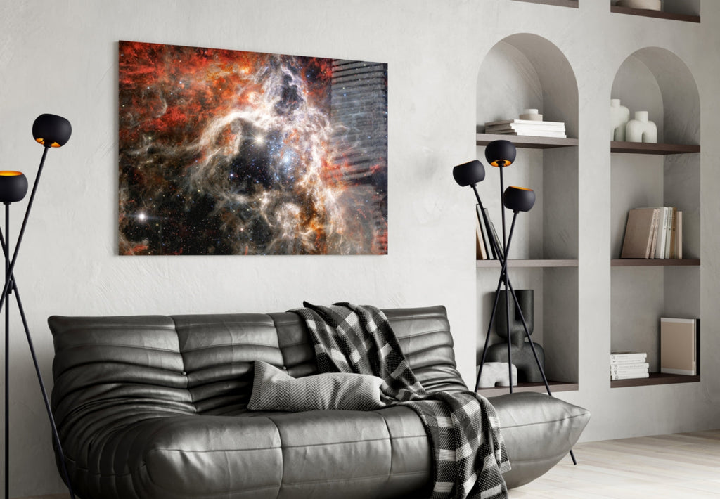World Of The Galaxy Glass Wall Art