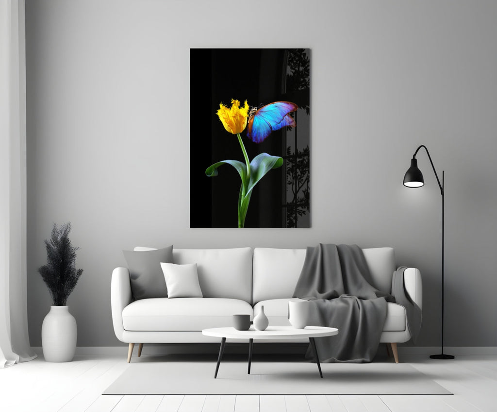 Abstract Art Glass Wall Art