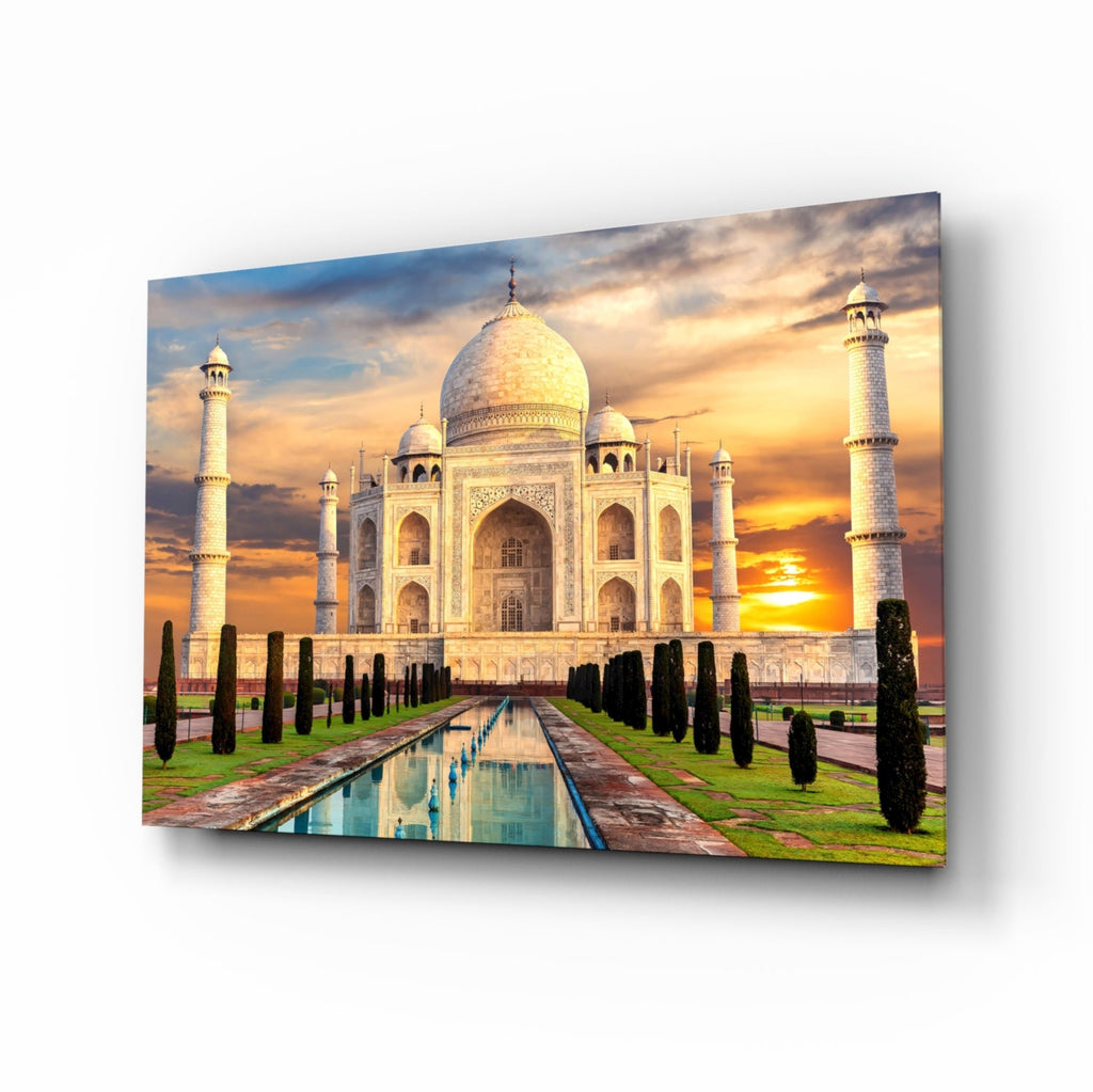 Taj Mahal Glass Wall Art