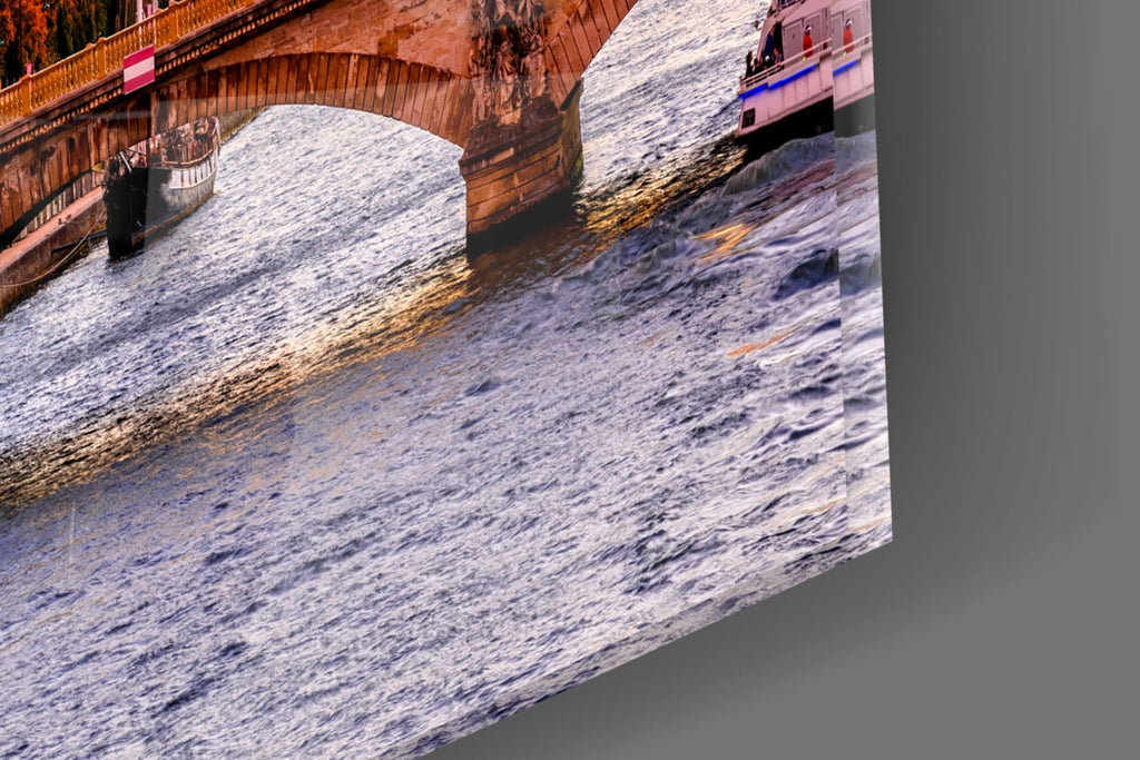 Eiffel Tower Glass Wall Art