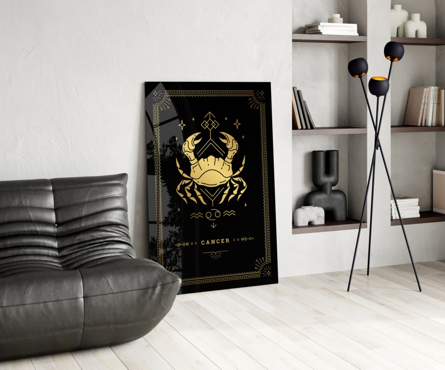 Cancer Glass Wall Art