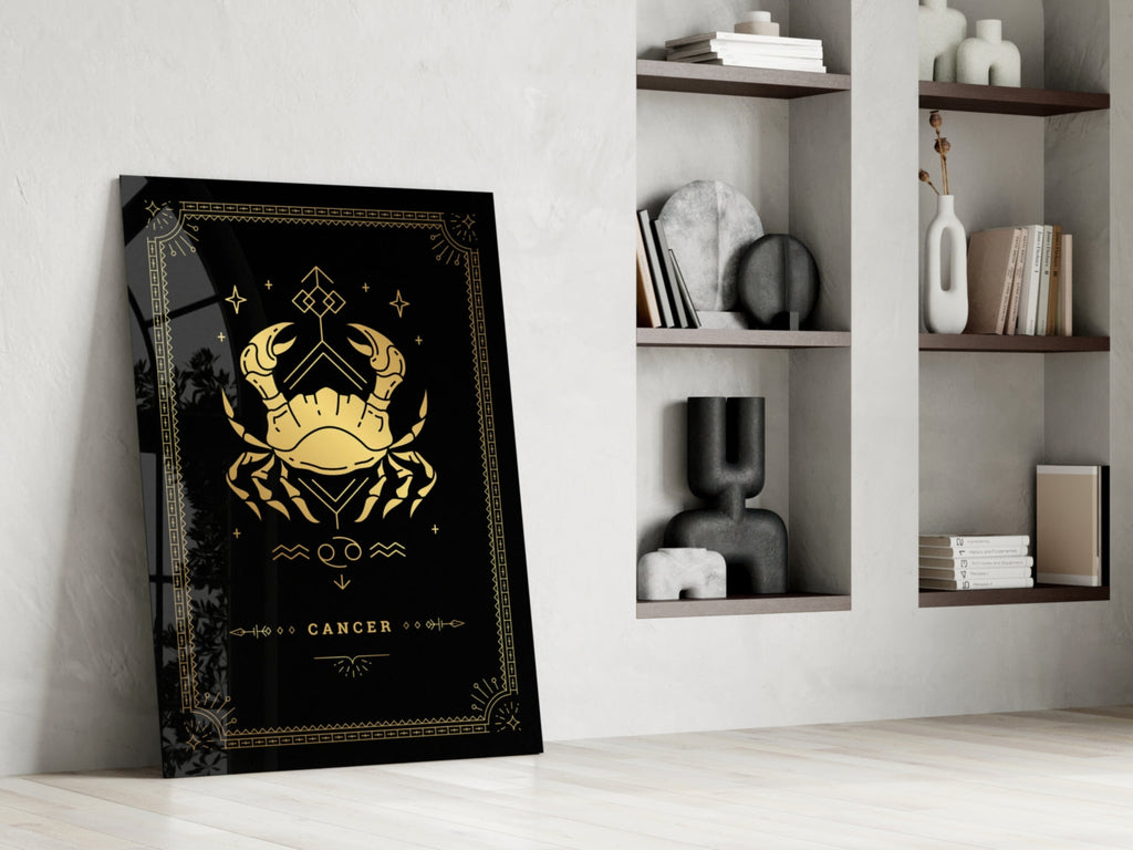 Cancer Glass Wall Art