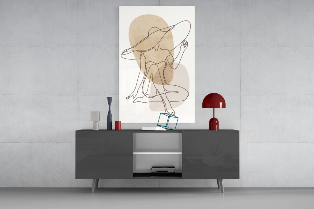 Woman's Art Glass Wall Art