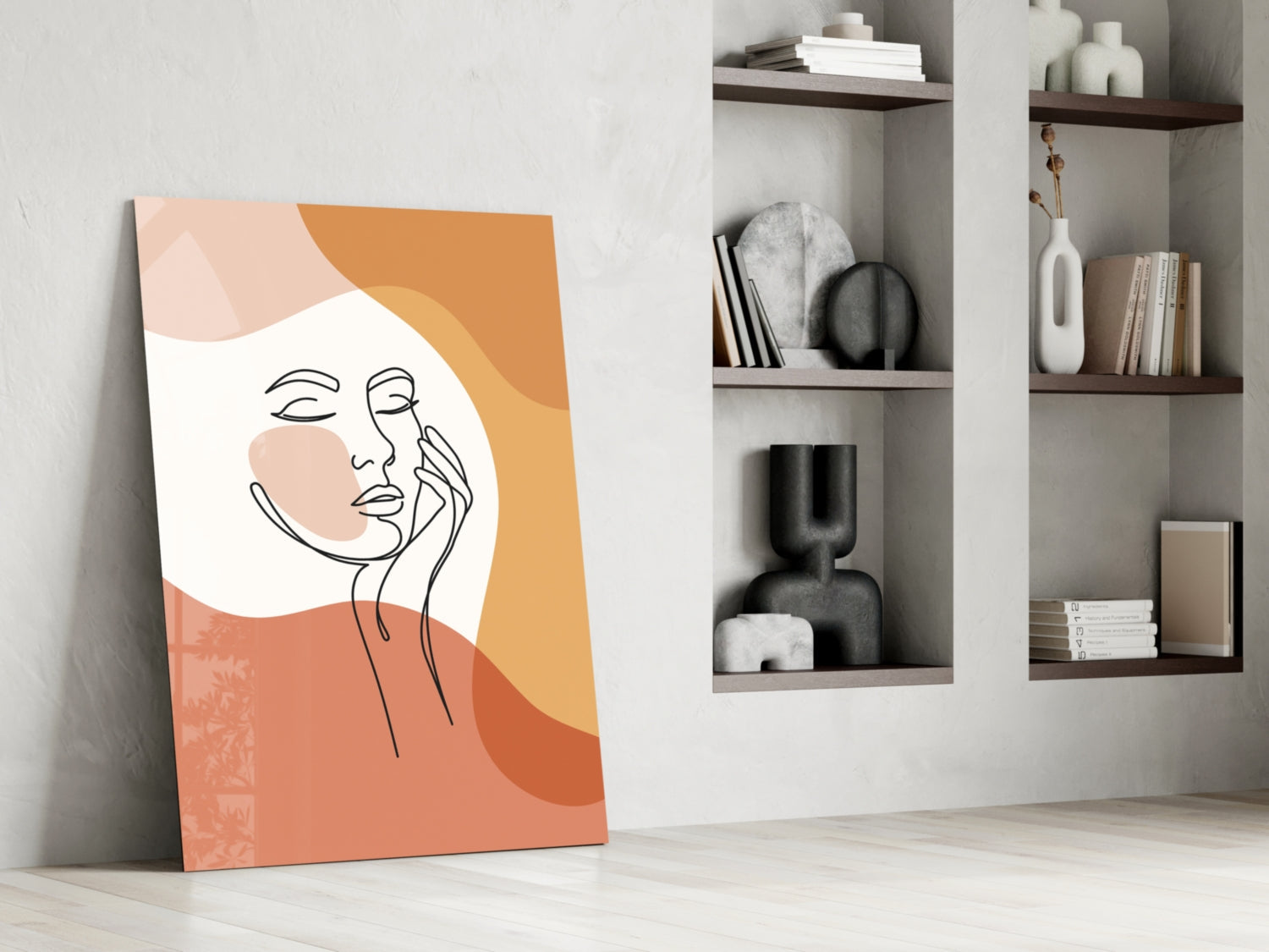 Woman's Art Glass Wall Art